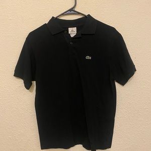 Kids Lacoste black polo. Size 16